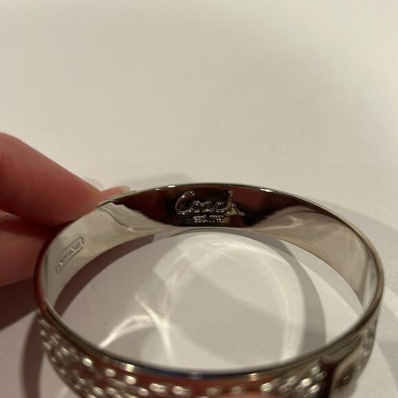 NWOT COACH Bangle Bracelet-Vintage Silver C
Signature - Authentic - Picture 2 of 7